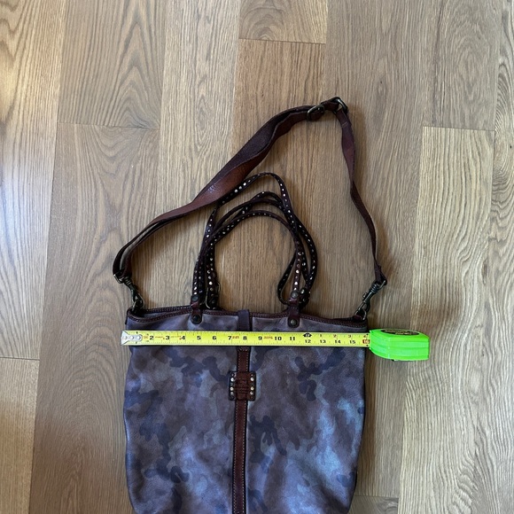 Campomaggi Italian leather camo bag - Picture 2 of 7